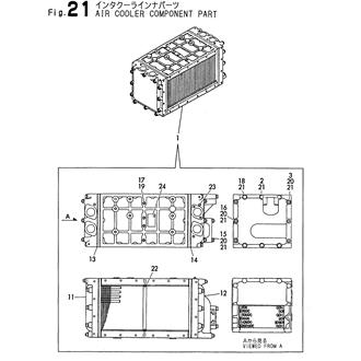 FIG 21. AIR COOLER COMPONENT PART