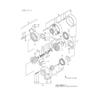 FIG 14. PARTS OF RU110 TURBOCHARGER