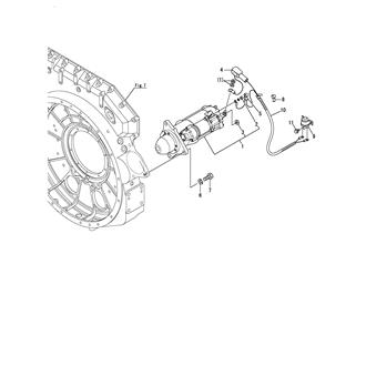 FIG 134. (109A)STARTING MOTOR(EARTH TYPE)(FROM E0142)