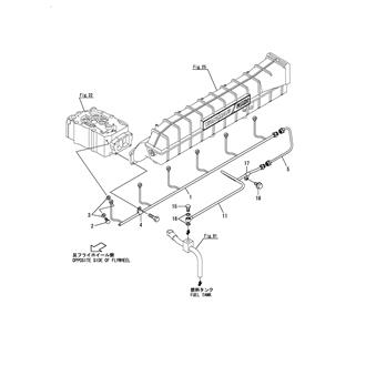 FIG 90. FUEL OVERFLOW PIPE(F.I.VALVE)