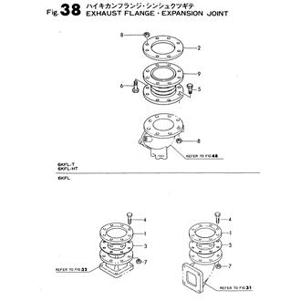FIG 38. EXHAUST FLANGE.EXPANSION JOINT
