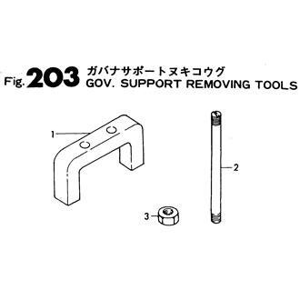 FIG 203. GOV.SUPPORT REMOVING TOOL