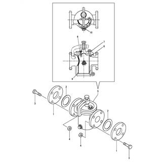 FIG 64. (28B)COOLING SEA WATER STRAINER(SINGLE)