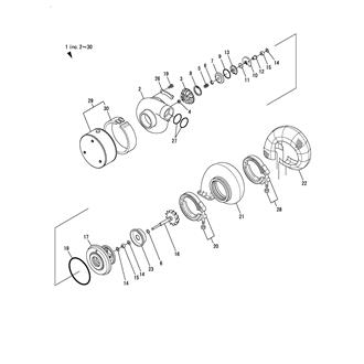 FIG 30. TURBOCHARGER COMPONENT PART