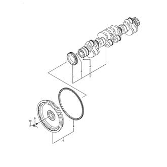 FIG 35. CRANKSHAFT & FLYWHEEL