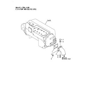 FIG 70. C.S.W.PIPE(F.W.COOLER OUT)