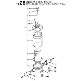 FIG 28. COOLING SEA WATER STRAINER(OPTIONAL)