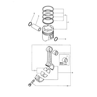 FIG 12. PISTON & CONNECTING ROD