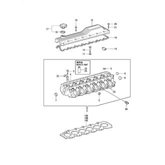 FIG 17. CYLINDER HEAD(6LP-DT/DTZY)