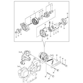 FIG 41. (33A)GENERATOR(12V-55A)(DENSO)(FROM JUL., 2012)