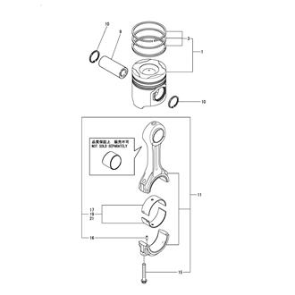 FIG 18. PISTON & CONNECTING ROD