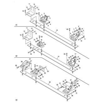 FIG 58. (6A)MOUNTING FOOT(FOOT CHANGE EQUIP)(6CX110A)