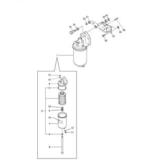 FIG 47. FUEL FILTER(6CH-HTE3)