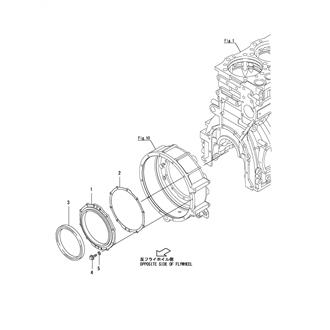 FIG 6. OIL SEAL CASE(OPPOSITE SIDE OF FLYWHEEL)