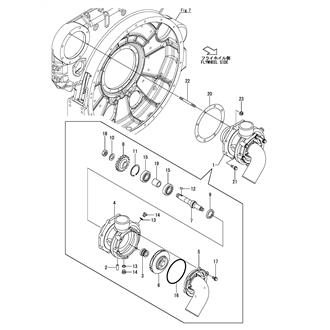 FIG 62. COOLING PUMP(FRESH WATER)(FOR LOW TEMP.)