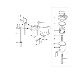 FIG 46. WATER SEPARATOR(OPTIONAL)(TO OCT. 2017)