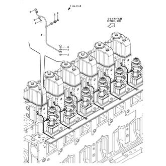 FIG 204. FUEL OVERFLOW PIPE(INJECTION VALVE/HEAD OUT)