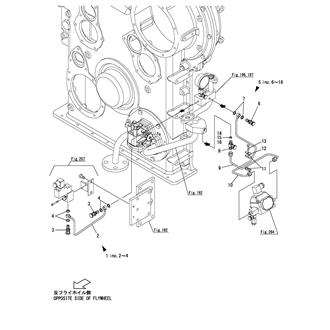 FIG 211. FUEL PRESSURE SWITCH PIPE & DIFFERENTIAL SWITCH PIPE(M.D.O. SPEC.)