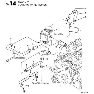 FIG 14. COOLING WATER LINES