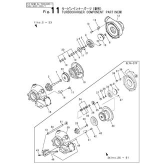 FIG 11. TURBOCHARGER COMPONENT PART(NEW)