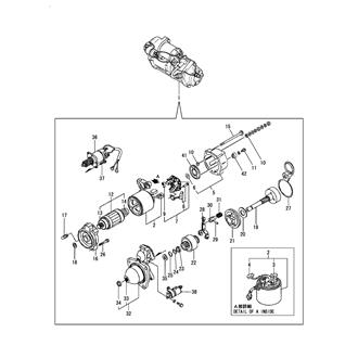 FIG 53. (41A)STARTER MOTOR(INNER PARTS)(EARTH FLOAT TYPE)