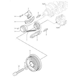 FIG 15. TIMING CHAIN LOWER P/DAMPER