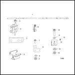 Adapter Kit-Tiller Handle 65/80 JET 2-Stroke (850000A3)