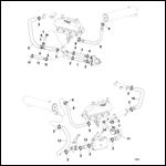 RAW WATER COOLING SYSTEM 1 (S/N 0M027850 & Below)