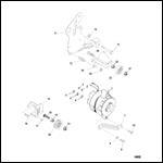 Alternator and Brackets (Mando)