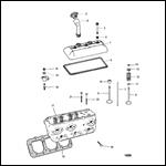 CYLINDER HEAD AND ROCKER COVER