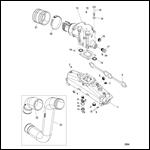 Exhaust Manifold Elbow And Pipes - Air Actuated Drain