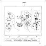 PUMP/MOTOR (TOP MT RESERVOIR) (DESIGN II - 14336A25)