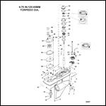 GEAR HOUSING (DRIVESHAFT)(COUNTER ROTATION)