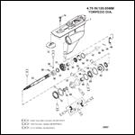 Gear Housing Propeller Shaft - Standard Rotation