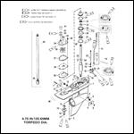 Gear Housing Driveshaft - Counter Rotation