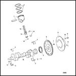 CRANKSHAFT AND CONNECTING RODS