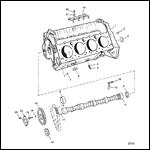 CYLINDER BLOCK AND CAMSHAFT (ROLLER LIFTERS)