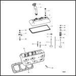 CYLINDER HEAD AND ROCKER COVER