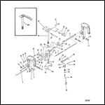 CLAMP AND SWIVEL BRACKET (NON POWER TRIM)