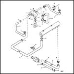 THERMOSTAT HOUSING (STANDARD COOLING) S/N: 0F305000 & UP