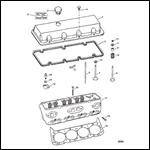 CYLINDER HEAD AND ROCKER COVER