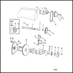 CRANKSHAFT, CAMSHAFT, WATER PUMP (120-2.5L/153 CID)