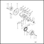 CRANKSHAFT, FLYWHEEL AND ALTERNATOR