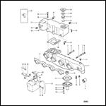 EXHAUST MANIFOLD AND EXHAUST ELBOW (CAST IRON)