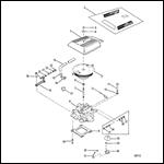 CARBURETOR AND THROTTLE LINKAGE (4 BARREL)