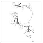 THROTTLE CONTROL LINKAGE AND SPARK ADVANCE