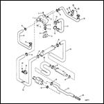 THERMOSTAT HOUSING (STANDARD COOLING) 0F350000 AND UP