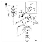 OIL FILTER AND ADAPTER (S/N 0F159999 AND BELOW)