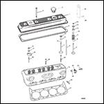 CYLINDER HEAD AND ROCKER COVER