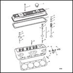 CYLINDER HEAD AND ROCKER COVER